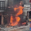 Cửa hàng gas ở Sa Pa bốc cháy dữ dội, 2 nhà bên cạnh bị thiêu rụi