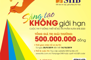 SHB tổ chức cuộc thi ý tưởng thiết kế bộ ấn phẩm xuân 2020: “Sáng tạo không giới hạn”
