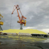 4 vạn tấn lưu huỳnh sừng sững tại cảng Hải Phòng