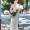 Nữ sinh từng tặng hoa Thủ tướng Canada đẹp mê hồn trong tà áo dài trắng dưới nắng thu