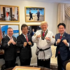 Ông Trump nhận huyền đai cửu đẳng Taekwondo