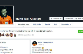 Người Việt \'trút giận nhầm\' lên Facebook giả mạo trọng tài Singapore