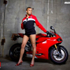Phì cười bộ ảnh mỹ nam tạo dáng bên siêu xe Ducati