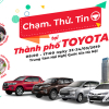 Toyota tổ chức để người tiêu dùng lái thử tất cả các dòng xe tại Hà Nội