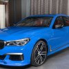 Hàng độc BMW M760Li với màu sơn Xanh Dương tại Abu Dhabi