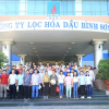 Đoàn nghiên cứu của Học viện Chính trị Khu vực III tham quan Nhà máy Lọc dầu Dung Quất