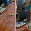 Cảnh đáng sợ trong xưởng làm bánh trung thu ở Trung Quốc
