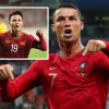 [ẢNH] Quang Hải bị 'lây' cách ăn mừng của Ronaldo?
