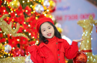 Mẫu nhí xinh như thiên thần trong bộ ảnh đón Giáng sinh