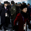Đoàn vận động viên Olympic Triều Tiên đặt chân đến Hàn Quốc
