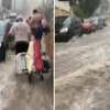 Đường phố Tây Ban Nha biến thành sông sau bão và lũ quét