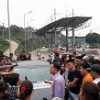 Người dân Thái Nguyên đi ô tô, xe máy diễu hành phản đối trạm BOT Bờ Đậu