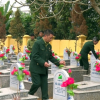 Cựu chiến binh Lào Cai dâng hương tưởng niệm các liệt sỹ bảo vệ biên giới phía Bắc