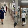 Y bác sĩ Bệnh viện Bạch Mai tập thể dục, lạc quan chiến đấu chống dịch