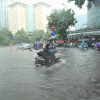 Hà Nội vừa mưa to, nhiều tuyến đường ngập sâu