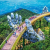 Ấn Độ sẽ xây cầu khổng lồ như Cầu Vàng ở Việt Nam để hút khách