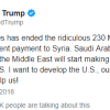 Tổng thống Trump chỉ đích danh quốc gia phải chi tiền tái thiết Syria