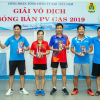 PV GAS tổ chức Giải Bóng bàn 2019