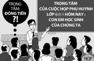 Phản đối lạm thu, hàng trăm phụ huynh cho con nghỉ học, đòi đuổi Hiệu trưởng