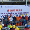 Dự án Kho chứa 1 triệu tấn LNG tại Thị Vải chào mừng mốc 1 triệu giờ làm việc an toàn