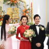 Ảnh hiếm hoi: Cận cảnh lễ rước dâu của Hoa hậu Thu Thảo và Trung Tín trong tư gia sang trọng