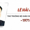 Thứ trưởng Bộ GD-ĐT Lê Hải An là chuyên gia dầu khí nổi tiếng