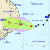 Áp thấp trên Biển Đông tiến gần đất liền, tiếp tục mạnh thêm