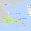 Áp thấp nhiệt đới khả năng mạnh lên thành bão hướng vào Bình Định đến Bình Thuận