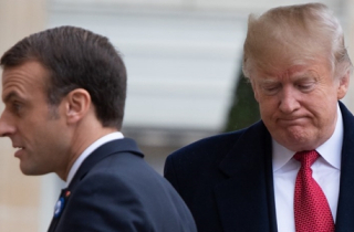 Mối quan hệ trước ngọt sau đắng giữa Trump và Macron