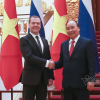 Hình ảnh lễ đón chính thức Thủ tướng Medvedev thăm Việt Nam