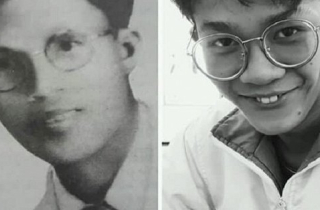 Thích thú với trào lưu học sinh khoe ảnh giống các tác giả văn học