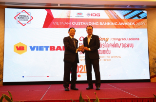 Vietbank vinh dự nhận giải Ngân hàng có Sản phẩm/Dịch vụ sáng tạo tiêu biểu 2020