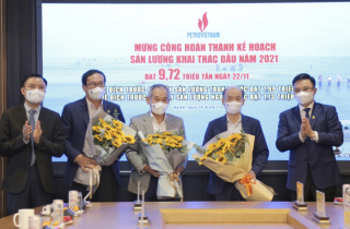 Petrovietnam về đích trước 39 ngày chỉ tiêu khai thác dầu khí