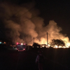 Nhà xưởng hơn 1.000 m2 ở Bình Dương bốc cháy dữ dội trong đêm