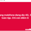 Mạng 3G/4G Mobifone bị 