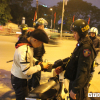 Ảnh: Theo chân chiến sỹ cảnh sát cơ động Hà Nội tuần tra trong đêm
