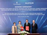Vingroup và Alstom hợp tác phát triển tuyến đường sắt đô thị Hà Nội thế hệ mới
