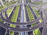 Tích cực thi công nút giao Vành đai 3,5 - Đại lộ Thăng Long