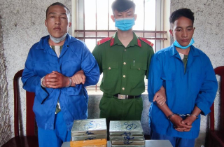 Hai chú cháu vận chuyển 12 bánh heroin