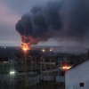 Kho đạn của Nga gần Ukraine phát nổ rồi cháy dữ dội