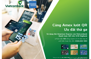 Vietcombank AMEX và những “quyền năng” chưa từng có