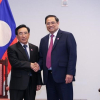 Thủ tướng Phạm Minh Chính gặp Thủ tướng Lào, tiếp xúc song phương lãnh đạo ASEAN
