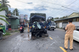 Tai nạn trên Quốc lộ 57C khiến một tài xế tử vong