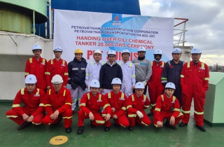 PVTrans tiếp nhận thành công tàu PVT Oriana tại Vũng Tàu