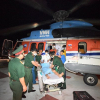 Dùng trực thăng đưa ngư dân bị đột quỵ từ Trường Sa về đất liền