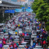 Hà Nội: Đề xuất phân làn cứng tách riêng ô tô, xe máy trên đường Nguyễn Trãi