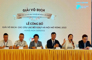 Gần 1.500 golfer tranh tài tại Giải vô địch các câu lạc bộ golf Hà Nội mở rộng 2022