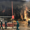 Cháy lớn tại kho giấy 2.000 m2 ở Phú Thọ