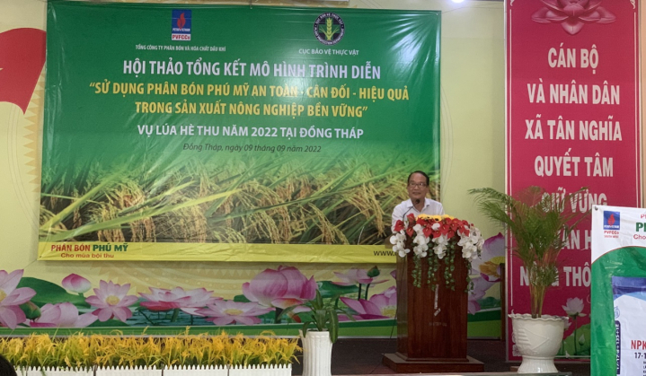 ng Lê Văn Thiệt - Phó Cục trưởng Cục BVTV phát biểu tại Hội thảo