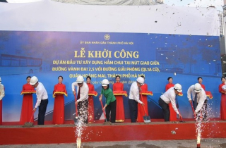 Khởi công xây dựng hầm chui nút giao Giải Phóng- Kim Đồng gần 780 tỷ đồng